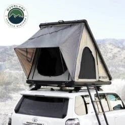 LD TMON Clamshel Aluminum Hard Shell Roof Top Tent - 2 Person Capacity, Tan Body & Green Rainfly -Car Parts Shop 0224 TMON13 15761.1708631639
