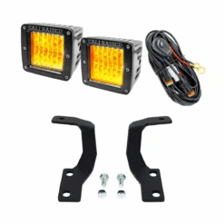 Low Profile LED Ditch Light Brackets Kit For 2010-2024 Toyota 4Runner -Car Parts Shop 10 24 4Runner LPDL Kit Combo 3