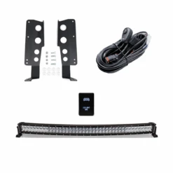 42" Hidden Grille Curved LED Light Bar Brackets Kit For 2014-2021 Toyota Tundra -Car Parts Shop 14 21 Tundra CHGLB Kit Combo 1