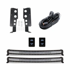 42" Hidden Grille Curved LED Light Bar Brackets Kit For 2014-2021 Toyota Tundra -Car Parts Shop 14 21 Tundra CHGLB Kit Combo 4