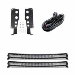 42" Hidden Grille Curved LED Light Bar Brackets Kit For 2014-2021 Toyota Tundra -Car Parts Shop 14 21 Tundra CHGLB Kit Combo 5