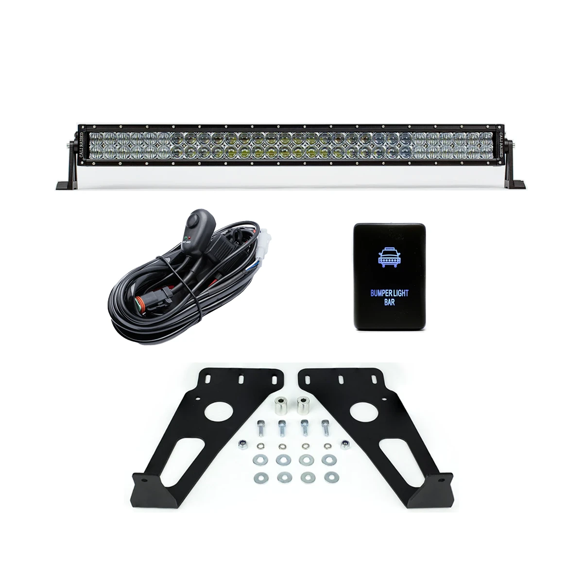 32" Hidden Grille LED Light Bar Brackets Kit For 2014-2024 Toyota 4Runner 14 32" Hidden Grille LED Light Bar Brackets Kit For 2014-2024 Toyota 4Runner - Image 12