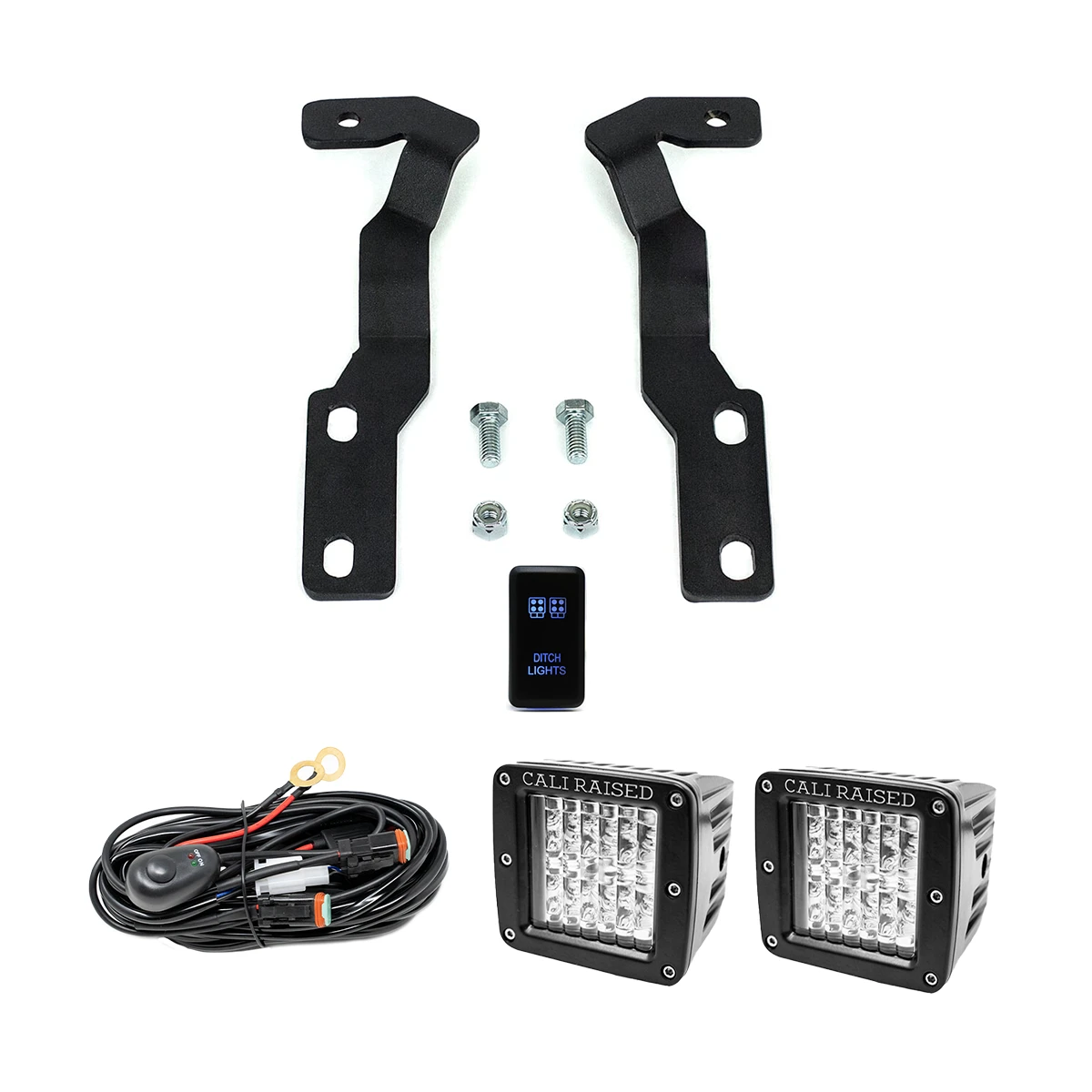 Low Profile Ditch Light Brackets Kit For 2016-2023 Toyota Tacoma 14 Low Profile Ditch Light Brackets Kit For 2016-2023 Toyota Tacoma - Image 12