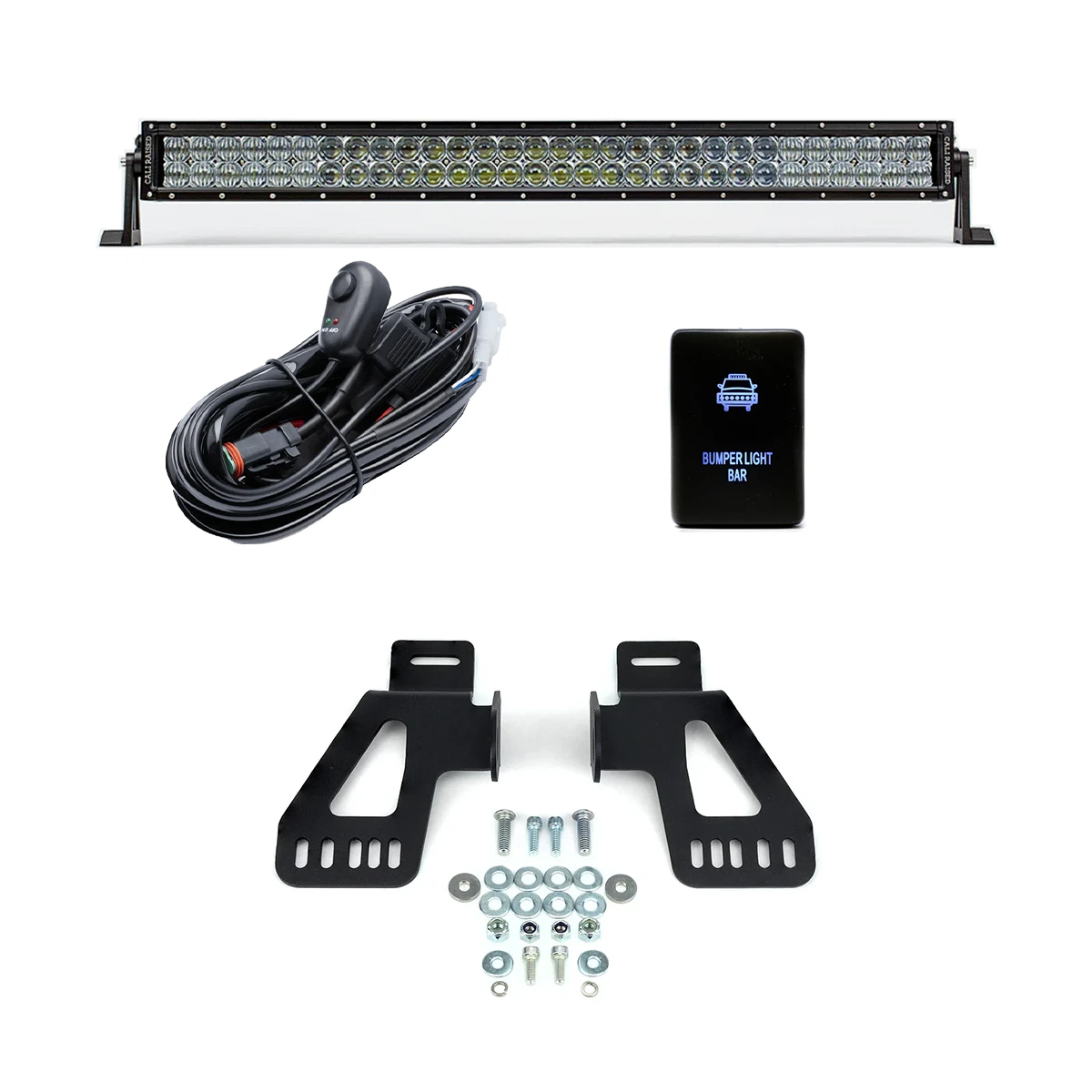 32" Upper Grille LED Light Bar Brackets Kit For 2016-2023 Toyota Tacoma 12 32" Upper Grille LED Light Bar Brackets Kit For 2016-2023 Toyota Tacoma - Image 10