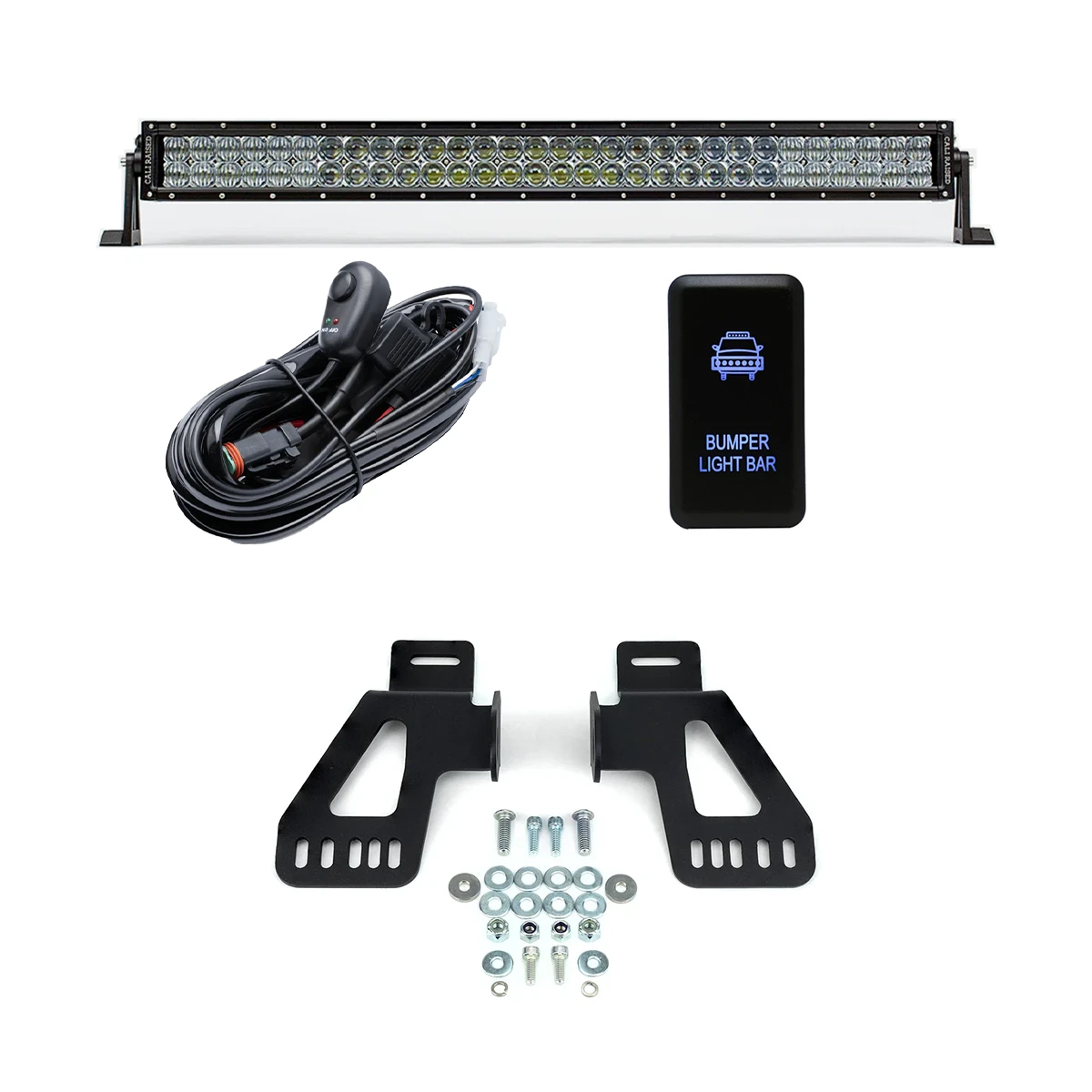 32" Upper Grille LED Light Bar Brackets Kit For 2016-2023 Toyota Tacoma 13 32" Upper Grille LED Light Bar Brackets Kit For 2016-2023 Toyota Tacoma - Image 11