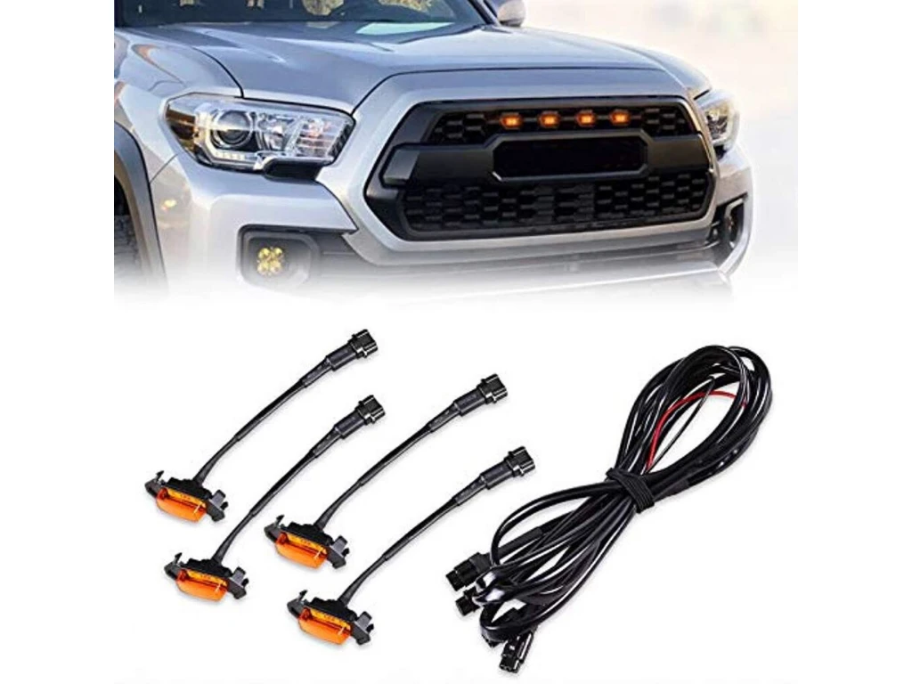 TRD Pro Grille Raptor LED Light Kit For 2016-2023 TOYOTA TACOMA 4 TRD Pro Grille Raptor LED Light Kit For 2016-2023 TOYOTA TACOMA - Image 2
