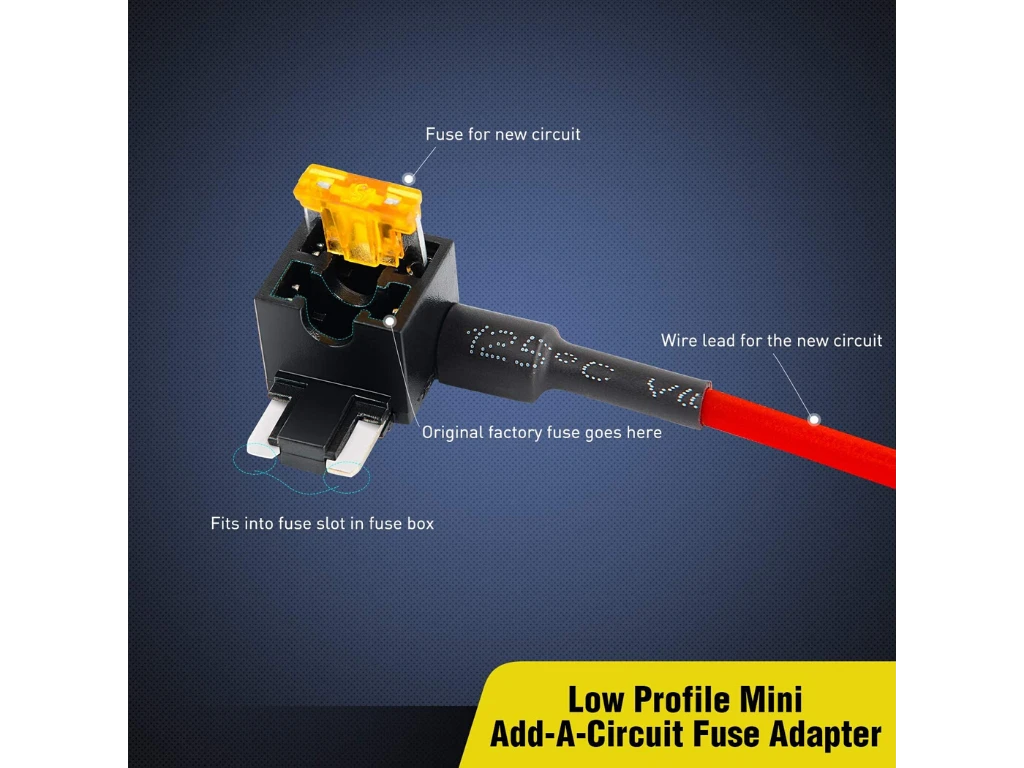 12V Add A Fuse Kit W/5Amp Lo Profile Mini Blade Fuse 3 12V Add A Fuse Kit W/5Amp Lo Profile Mini Blade Fuse