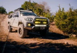 32" Upper Grille LED Light Bar Brackets Kit For 2016-2023 Toyota Tacoma