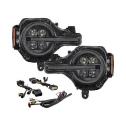 2021-2024 Ford Bronco LED Projector Headlights (Pair) -Car Parts Shop 2021 2024FORDBRONCOLEDPROJECTORHEADLIGHTS PAIR 06