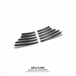 2024+ Tacoma Glowing Edge Grille Ribs -Car Parts Shop 2024 Tacoma GrillRibsGlowingEdge AllSatinBlack