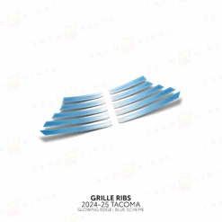 2024+ Tacoma Glowing Edge Grille Ribs -Car Parts Shop 2024 Tacoma GrillRibsGlowingEdge BlueScheme