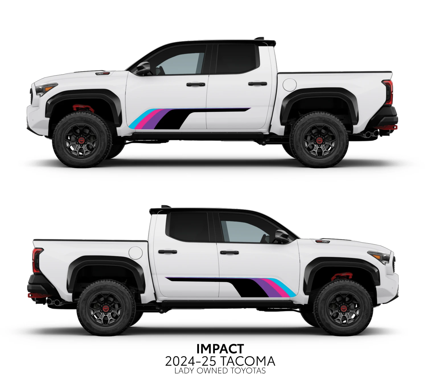 2024+ Tacoma Impact Rocker Panel Decal Kit 10 2024+ Tacoma Impact Rocker Panel Decal Kit - Image 8