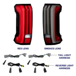 2022-2025 Toyota Tundra LED Tail Lights (pair) -Car Parts Shop 2024 toyota tundra form taillight whitebox kit labeled