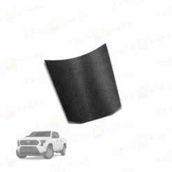 2024+ Tacoma Center Hood Stamp -Car Parts Shop 24Tacoma SatinBlack with Gloss Topo HoodStamp f3a11b87 64c9 4c4f ac14 86531e48175a