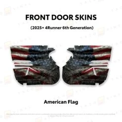 2025+ 4Runner Door Skins 24 2025+ 4Runner Door Skins -Car Parts Shop 25 4Runner American Flag