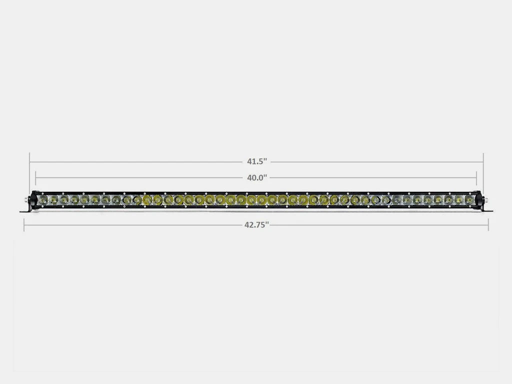 42" Slim Single Row LED Bar (Amber) 3 42" Slim Single Row LED Bar (Amber)