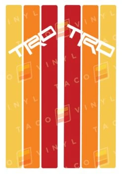 4Runner Rear Window Stripes -Car Parts Shop 4RunnerRearHeritageStripes