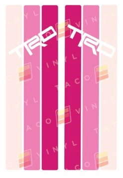 4Runner Rear Window Stripes -Car Parts Shop 4RunnerRearPinkStripes
