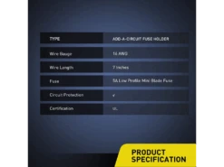 12V Add A Fuse Kit W/5Amp Lo Profile Mini Blade Fuse 9 12V Add A Fuse Kit W/5Amp Lo Profile Mini Blade Fuse -Car Parts Shop 4 63c43856 612d 478d 83d9 ed69b6b73b81