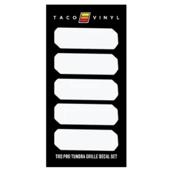 Tundra Pro Grille Decals