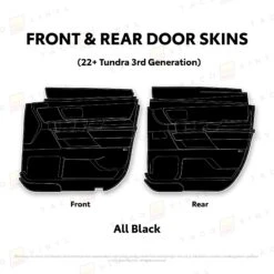 2022+ Tundra Door Skins 24 2022+ Tundra Door Skins -Car Parts Shop All Black 22 Tundra Front Rear Door Skins