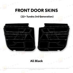 2022+ Tundra Door Skins 37 2022+ Tundra Door Skins -Car Parts Shop All Black 22 Tundra Fronts Only Door Skins