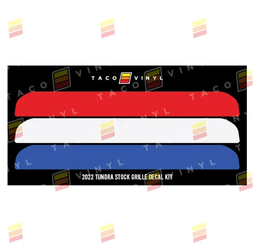 2022+ Tundra Offroad Grille Decal 6 2022+ Tundra Offroad Grille Decal - Image 4