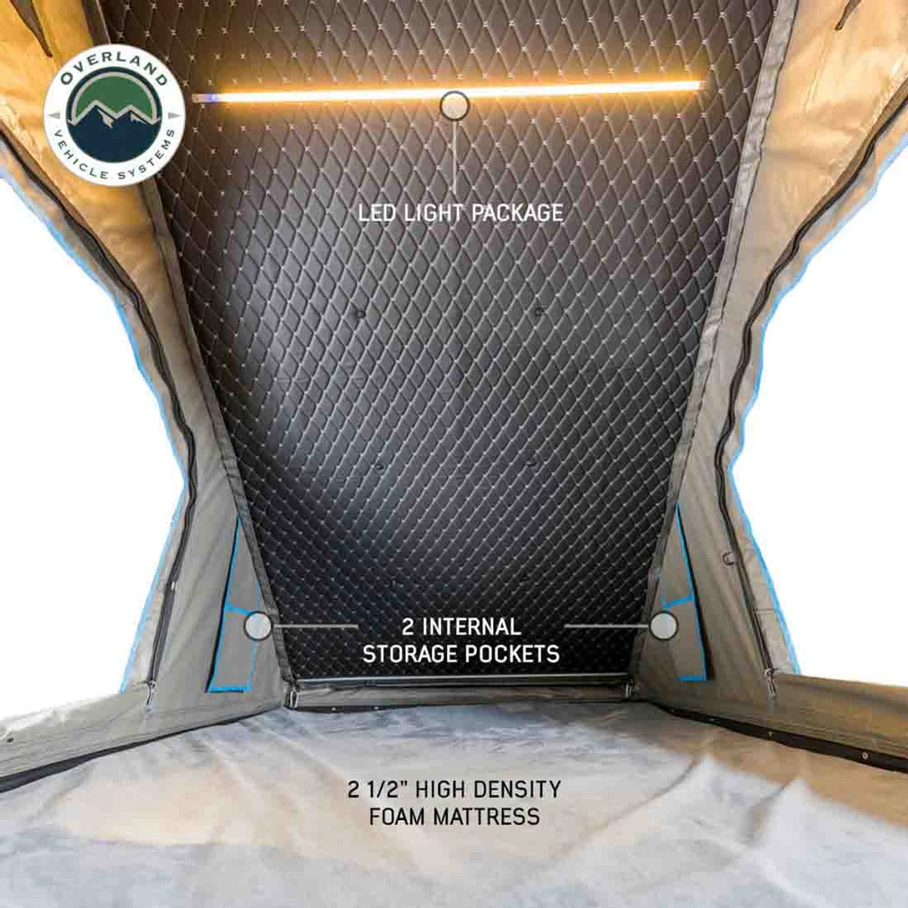 MagPak - Camper Shell/Roof Top Tent Combo W/Lights, Rear Molle Panel, Side Tie Downs, Front & Rear Windows 15 MagPak - Camper Shell/Roof Top Tent Combo W/Lights, Rear Molle Panel, Side Tie Downs, Front & Rear Windows - Image 13