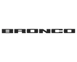 Front Grille Letters Overlays Fits 2021-2024 Ford Bronco Sport -Car Parts Shop BRO001 BLK M