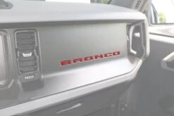 Glove Box Letters Inserts Fits 2021-2024 Ford Bronco