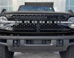 Front Grille Letter Overlays Fits 2021-2024 Ford Bronco 30 Front Grille Letter Overlays Fits 2021-2024 Ford Bronco -Car Parts Shop BRO015 CAC G