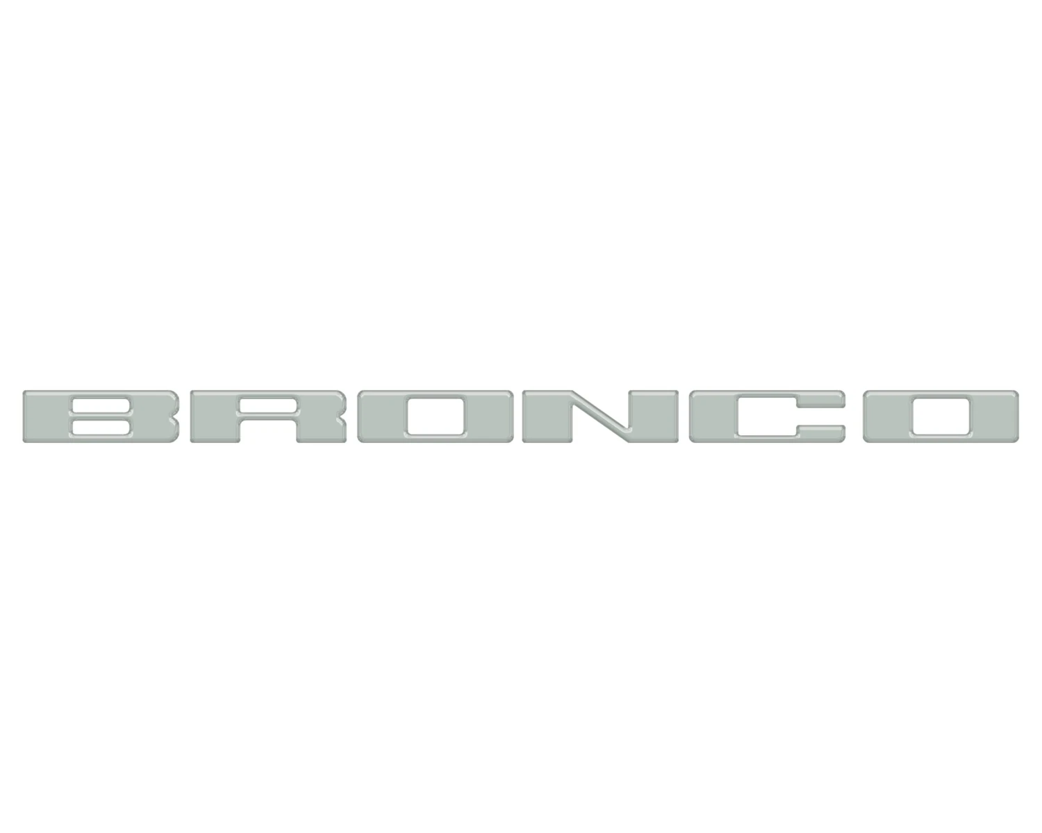 Front Grille Letter Overlays Fits 2021-2024 Ford Bronco 13 Front Grille Letter Overlays Fits 2021-2024 Ford Bronco - Image 11