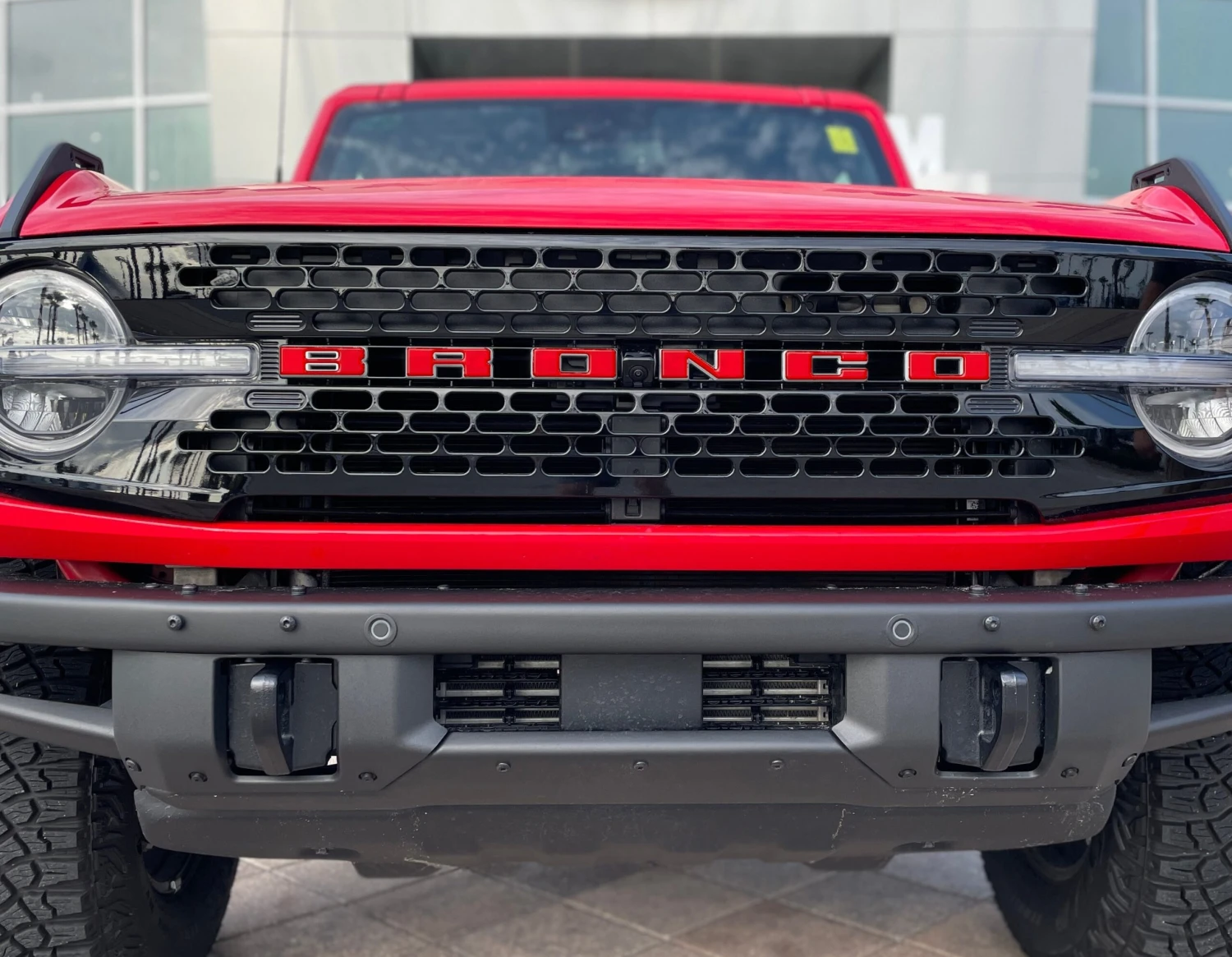 Front Grille Letter Overlays Fits 2021-2024 Ford Bronco 4 Front Grille Letter Overlays Fits 2021-2024 Ford Bronco - Image 2