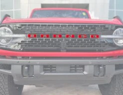 Front Grille Letter Overlays Fits 2021-2024 Ford Bronco