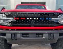 Front Grille Letter Overlays Fits 2021-2024 Ford Bronco 25 Front Grille Letter Overlays Fits 2021-2024 Ford Bronco -Car Parts Shop BRO015 RWB G