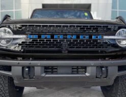 Front Grille Letter Overlays Fits 2021-2024 Ford Bronco 41 Front Grille Letter Overlays Fits 2021-2024 Ford Bronco -Car Parts Shop BRO015 VEL G