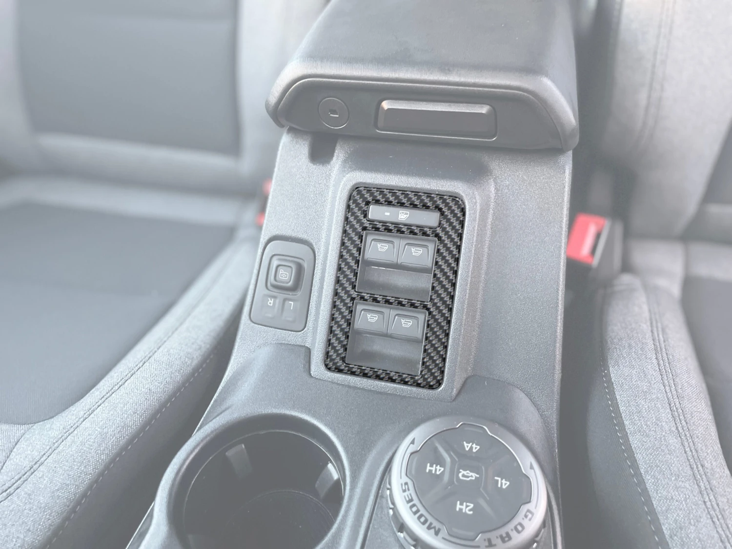 Window Control Switch Accent Overlay Fits 2021-2024 Ford Bronco 3 Window Control Switch Accent Overlay Fits 2021-2024 Ford Bronco