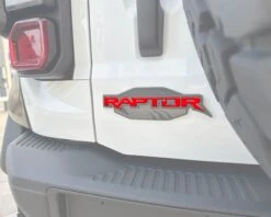 Raptor Emblem Inserts Fits 2023-2024 Ford Bronco Raptor