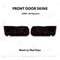2010-24 4Runner Door Skins (Lower Section) 26 2010-24 4Runner Door Skins (Lower Section) -Car Parts Shop BlackwithRedSchemeTopo 8616dbb5 96cd 45b4 9d23 450ad4763084