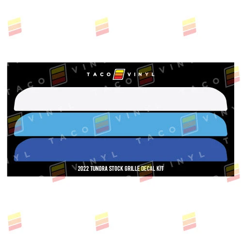 2022+ Tundra Offroad Grille Decal 7 2022+ Tundra Offroad Grille Decal - Image 5