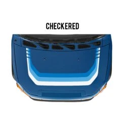 2007-14 FJ Cruiser Checkered Stripe Kit 30 2007-14 FJ Cruiser Checkered Stripe Kit -Car Parts Shop Blue FJ Tacoma Checkered Hood