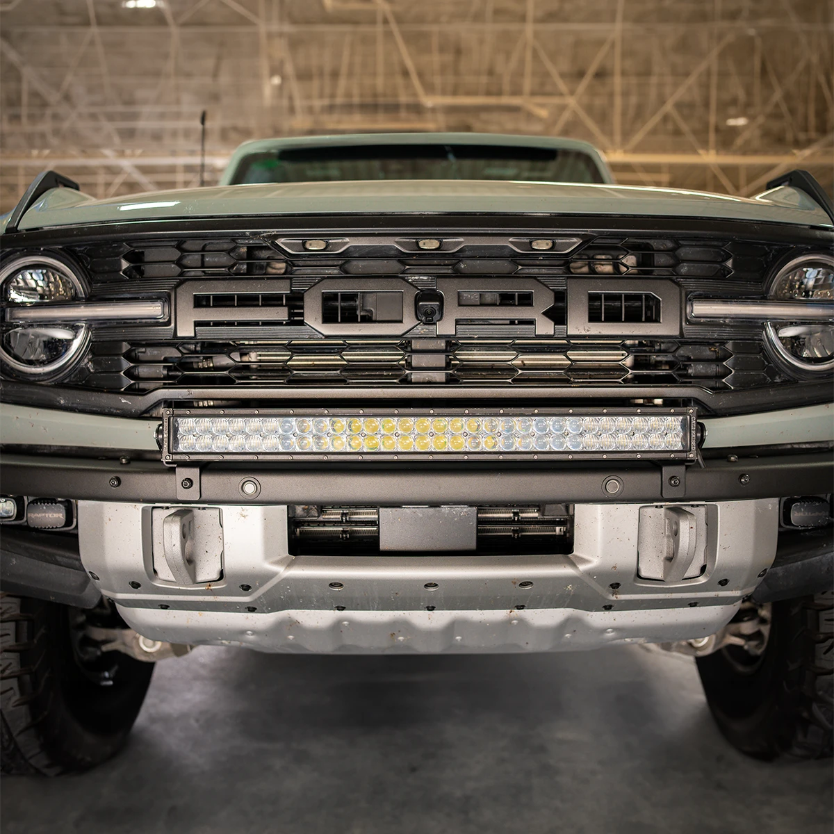 Bumper Light Bar Mounting Kit For 2021+ Ford Bronco Raptor 7 Bumper Light Bar Mounting Kit For 2021+ Ford Bronco Raptor - Image 5