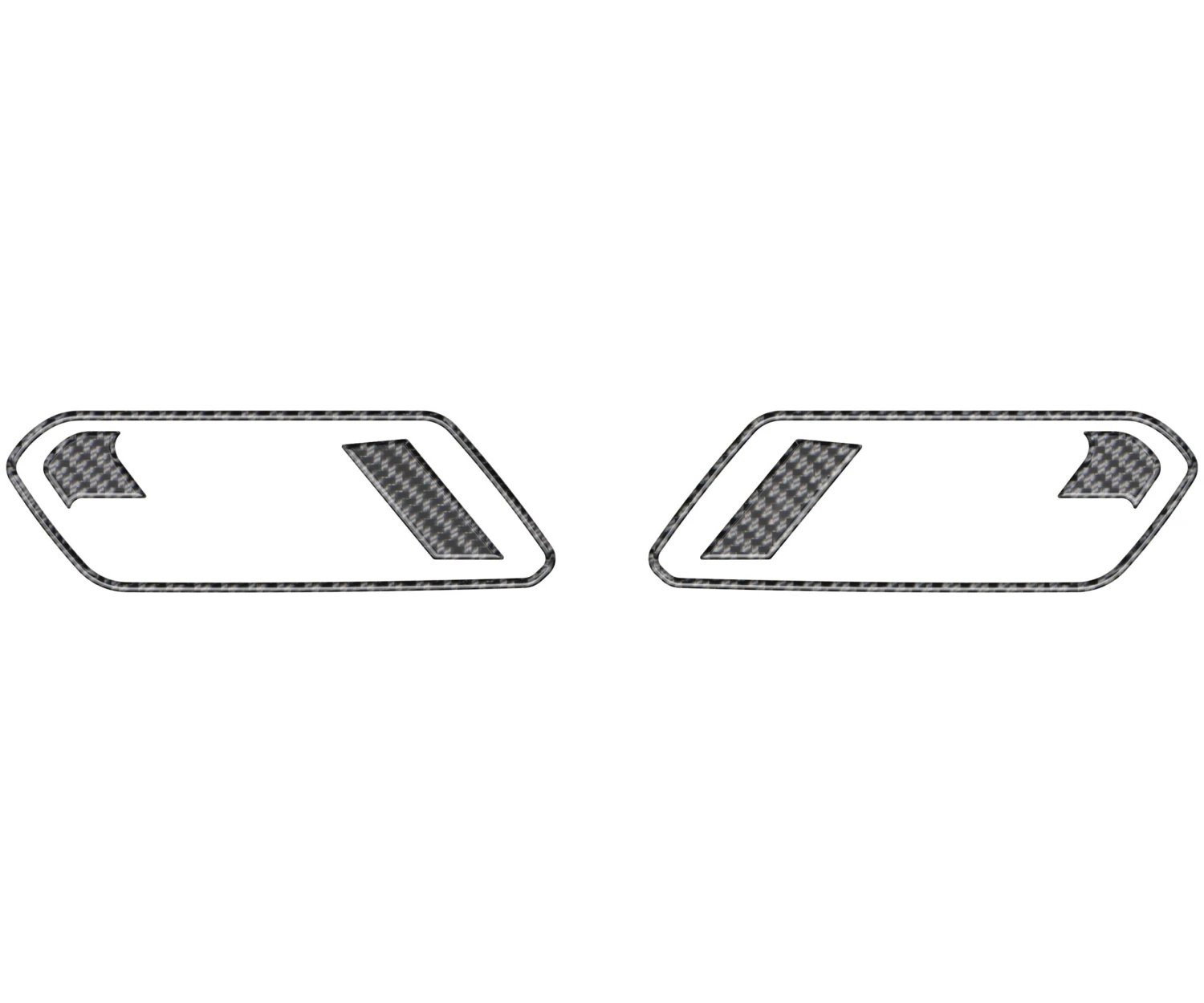 Door Handle Accent Trim Fits 2023-2024 Chevrolet Colorado & GMC Canyon 4 Door Handle Accent Trim Fits 2023-2024 Chevrolet Colorado & GMC Canyon - Image 2