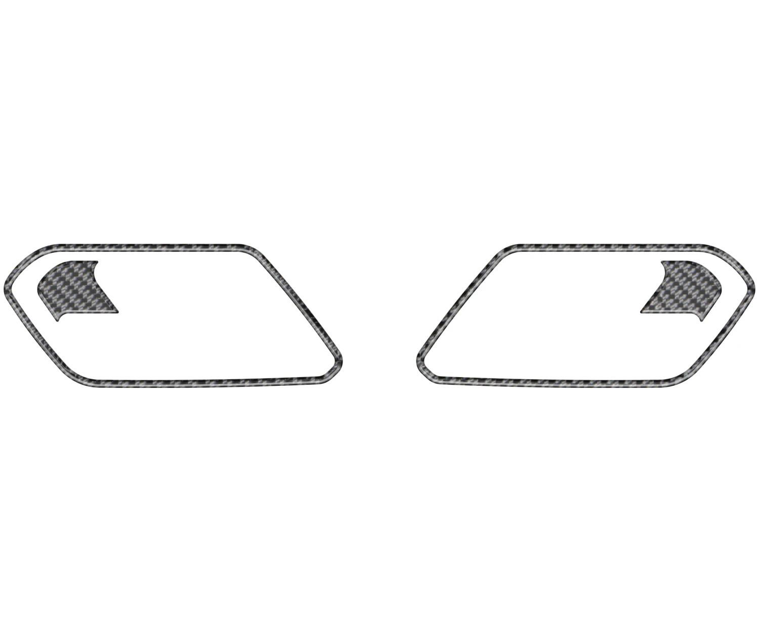 Door Handle Accent Trim Fits 2023-2024 Chevrolet Colorado & GMC Canyon 6 Door Handle Accent Trim Fits 2023-2024 Chevrolet Colorado & GMC Canyon - Image 4