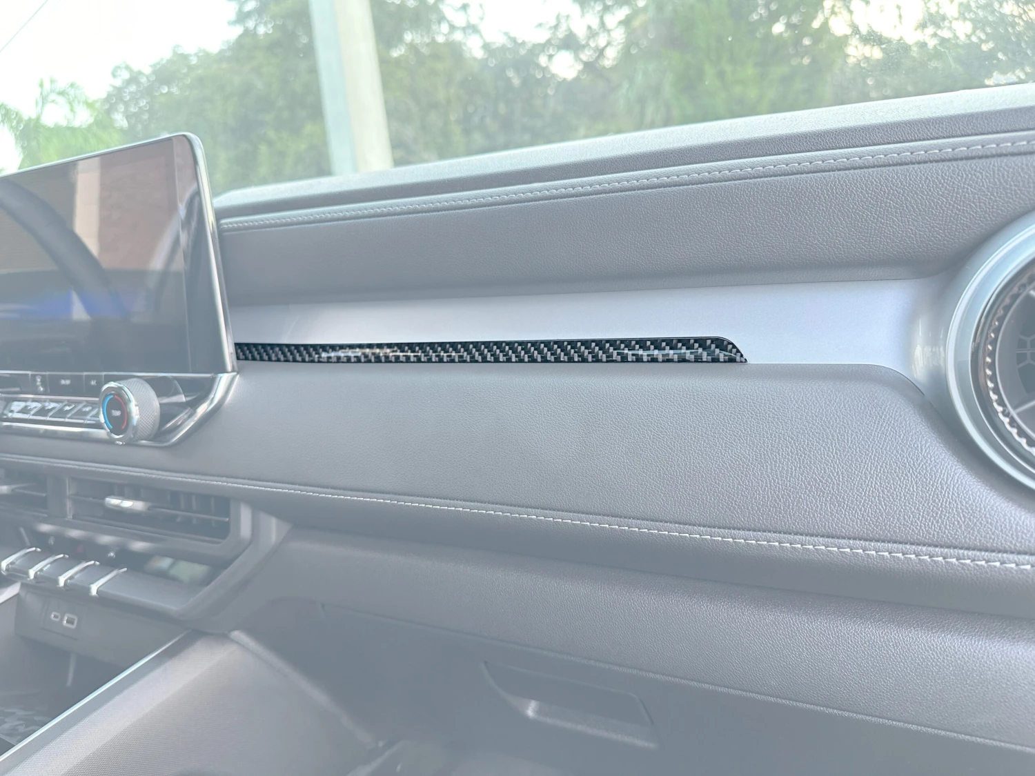 Passenger Side Dash Line Accent Trim Fits 2023-2024 Chevrolet Colorado & GMC Canyon 3 Passenger Side Dash Line Accent Trim Fits 2023-2024 Chevrolet Colorado & GMC Canyon