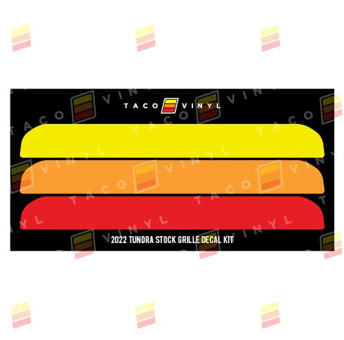 2022+ Tundra Offroad Grille Decal 3 2022+ Tundra Offroad Grille Decal