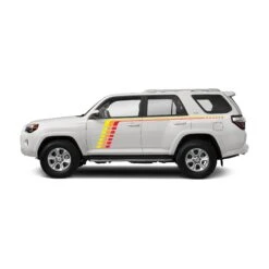 2010-2024 4Runner Checkered Stripe Kit -Car Parts Shop Classic 4Runner TRDPRO DriversSide StripeKit