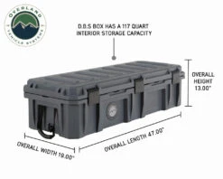 OVS D.B.S. Dark Grey Dry Box With Drain, And Bottle Opener -Car Parts Shop D.B.S Dry Boxes 117 MW8 87568