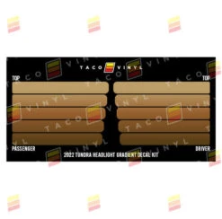 2022+ Tundra Headlight Gradient Decal Kit 33 2022+ Tundra Headlight Gradient Decal Kit -Car Parts Shop DesertTundraHeadlight