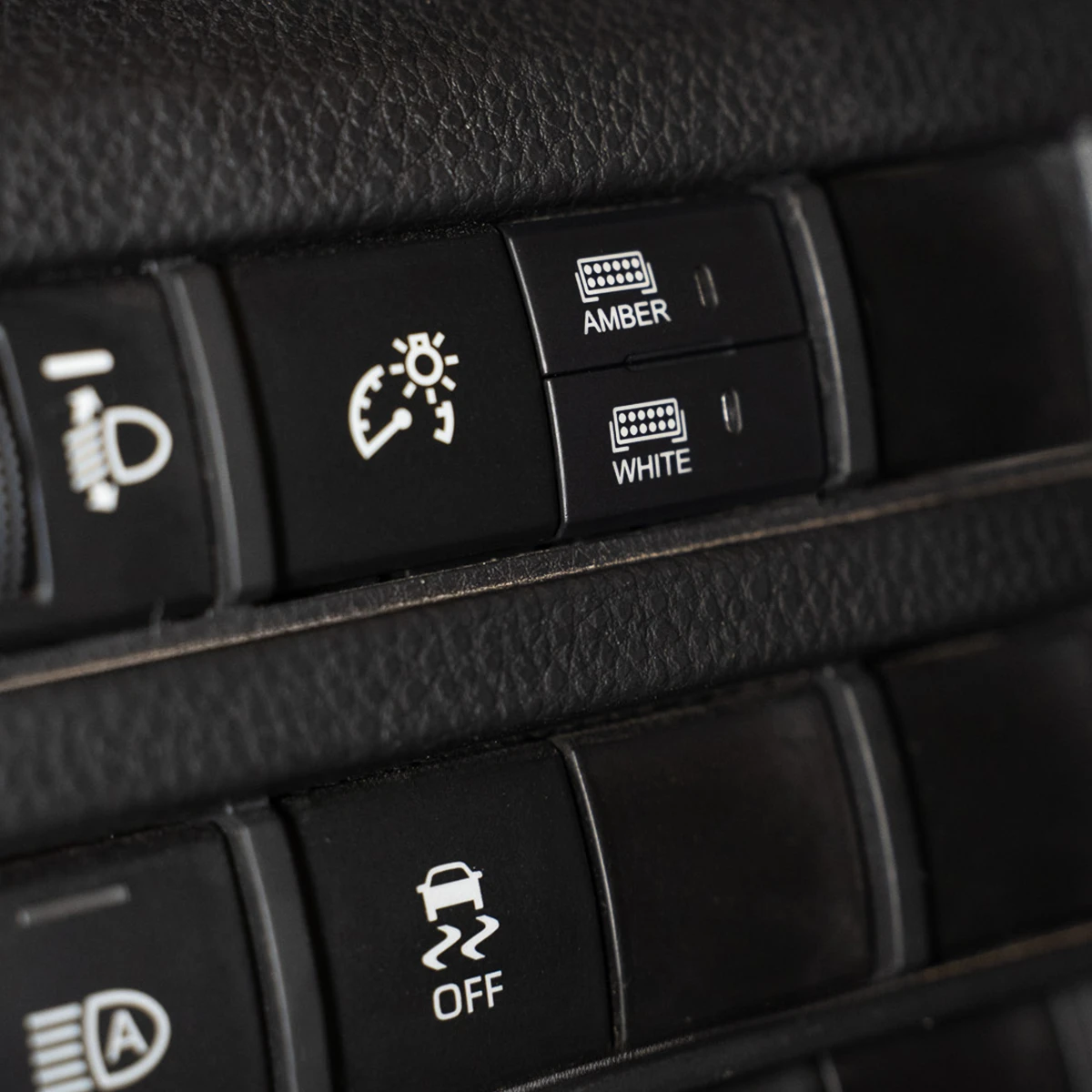 Square Style Dual Function Toyota OEM Style "AMBER & WHITE" Switch 4 Square Style Dual Function Toyota OEM Style "AMBER & WHITE" Switch - Image 2